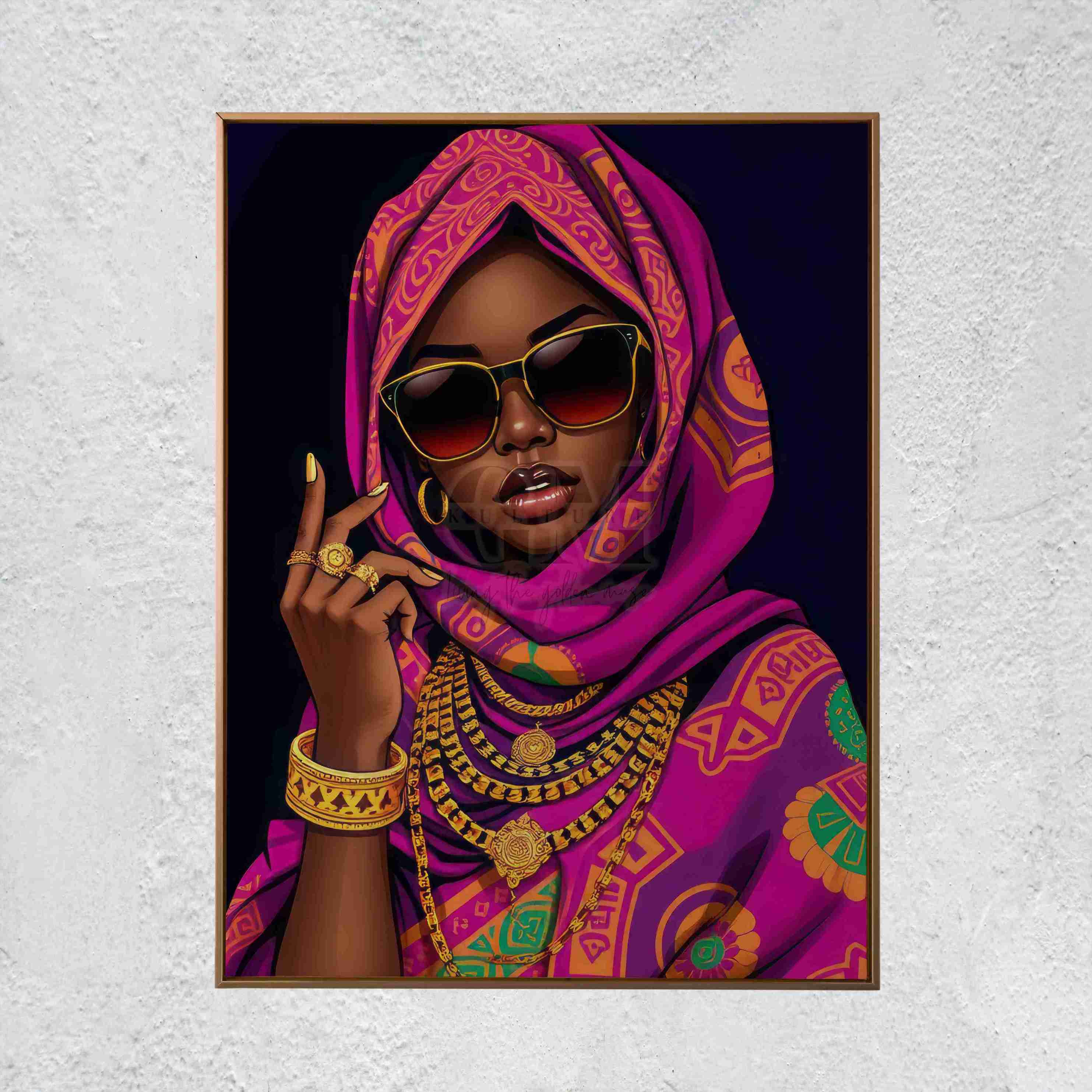 Unbothered & Untouchable Art Series