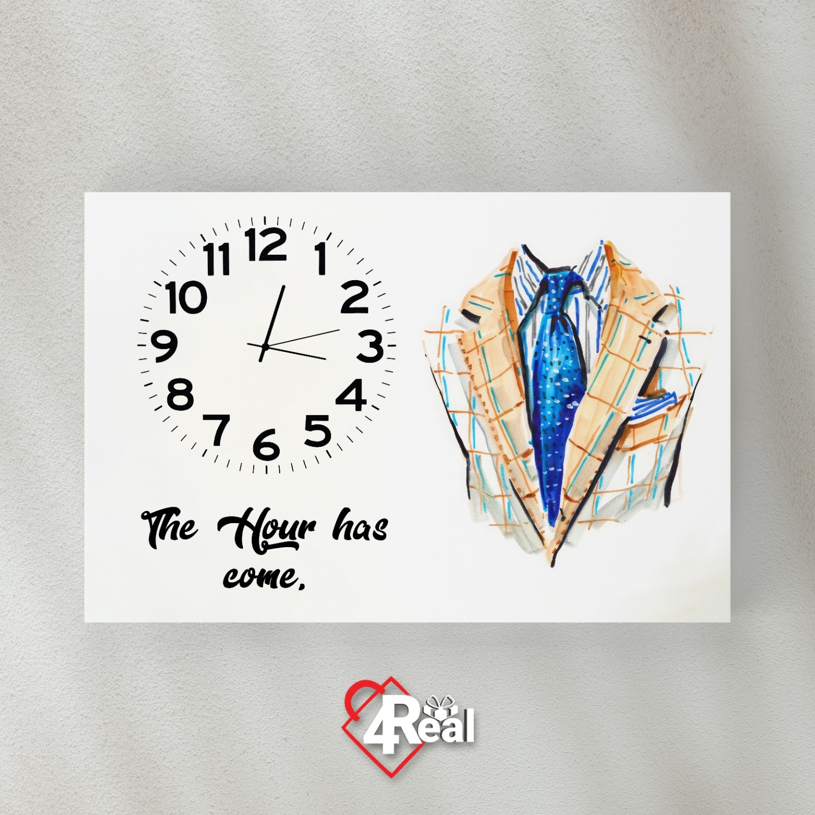 For Him & Her – Custom Mounted Wall Clocks